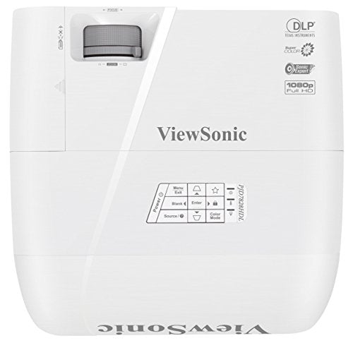 ViewSonic PJD7828HDL 3200 Lumens Full HD 1080p Shorter Throw Home Theater Projector with 3D DLP and HDMI