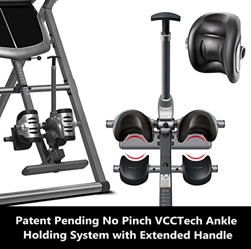 INNOVA HEALTH & FITNESS ITX1200 Inversion Table with Adjustable Stretch Bars for Optimal Slope Inversion and Full Body Stretch