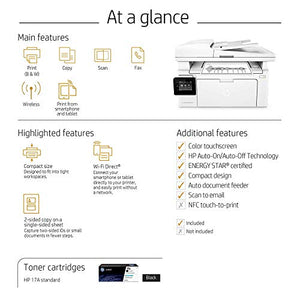 HP LaserJet Pro M130fw All-in-One Wireless Laser Printer, Works with Alexa (G3Q60A). Replaces HP M127fw Laser Printer