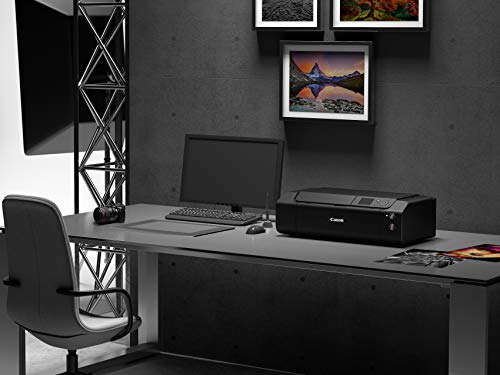 Canon imagePROGRAF PRO-300 Wireless Color Wide-Format Printer, Prints up to 13"X 19", 3.0" LCD Screen with Profession Print & Layout Software and Mobile Device Printing, Black