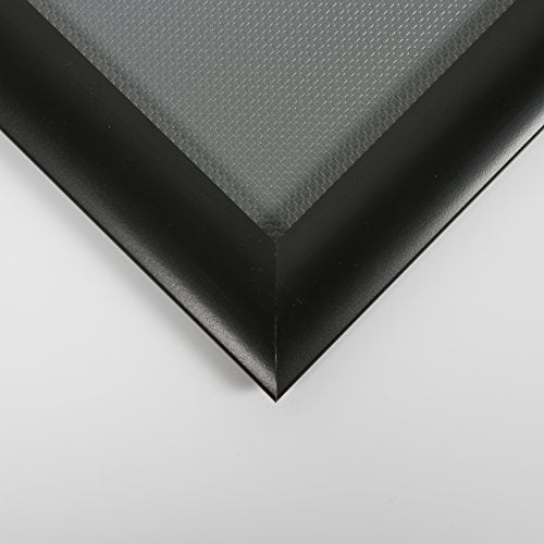 M&T Displays Snap Frame, 40X60 Poster Size, 1.77" Black, Mitered Corner, Front Loading