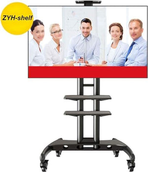 NSIBAN Rolling TV Cart Stand for 32-65 Inch TVs