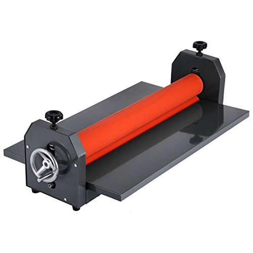 VEVOR 51Inch Cold Laminator Machine 10mm Manual Vinyl Photo Film Cold laminator Hand Crank Pressure Cold Roll laminator(51Inch)