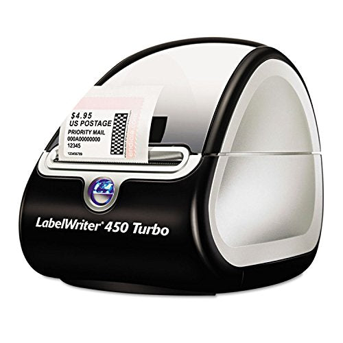 DYMO 1752265 LabelWriter Turbo Printer, 71 Label/Min, 5w x 7 2/5d x 5 1/2h