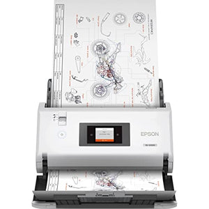 Epson DS-30000 Large-Format Document Scanner, 12" x 220", 1200 DPI, 120-Sheet Duplex ADF