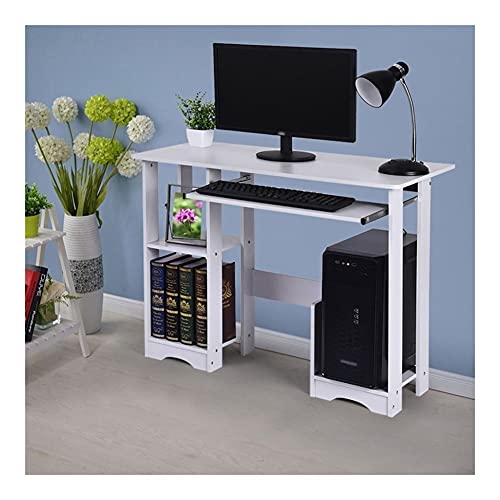 Computer Folding Table Modern Computer Desk Minimalist Study Writing Desk Laptop Study Table for Home, Office, Workstation, Bedroom Office Desk