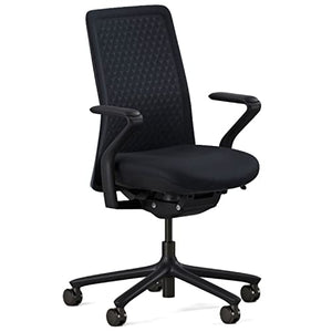 Branch Verve Chair - High Performance Executive Office Chair with Adjustable Lumbar Support - High Density Foam Cushion - Aluminum Base - Galaxy - Up to 275 lbs