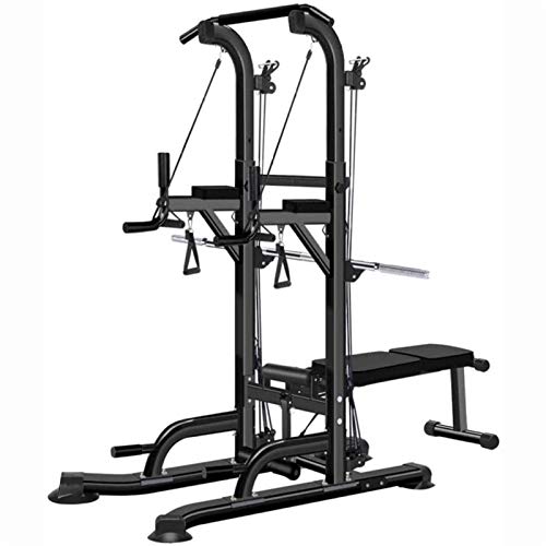 ZLQBHJ Strength Training Equipment Strength Training Dip Stands Multifunctional Power Towers Adjustable Height Stand Workout Station Dip Station Pull Chin Up Ba