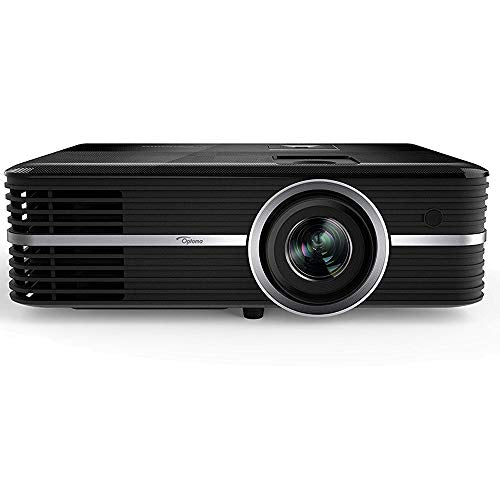 Optoma UHD51A Amazon Alexa Enabled 4K Ultra High Definition Projector All in One Home Theater Bundle