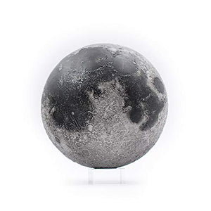 AstroReality LUNAR Pro | Smart Moon Globe | 3D Printed, Hand Painted, 4.72” | Paired with Augmented Reality App | Educational Science Aid | Interactive Moon Globe | Perfect Moon Decor