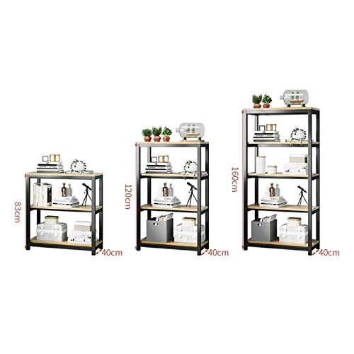 HARAY Multi-Layer Steel Wooden Bookshelf Storage Rack (Color : 06)