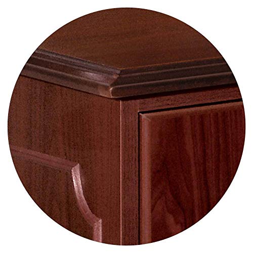 HON 94000 Series L Workstation Right Return, Mahogany