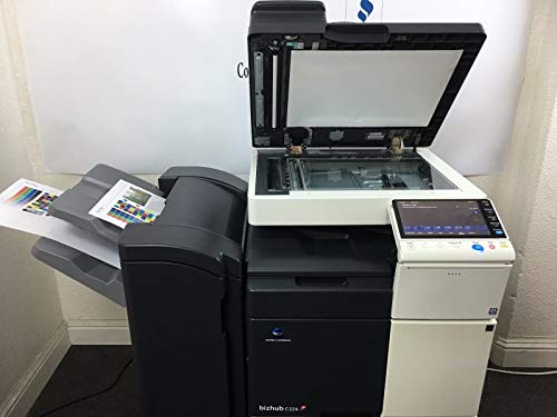 Konica Minolta Bizhub C224 Copier Printer Scanner Finisher Low 89k w/ 7k Color (Certified Refurbished)