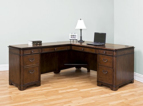 Martin Furniture Kensington L-Shaped Left Computer Desk
