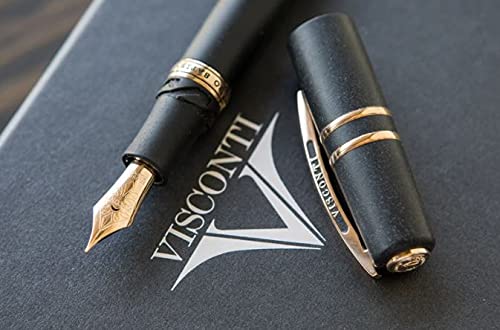 Visconti Homo Sapiens Bronze Age Fountain Pen - Medium, black/bronze