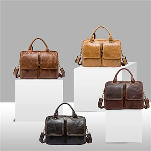 ADKHF Men's Bag Briefcase Men's Business Laptop Bag Large Capacity Tote Bag (Color : E, Size