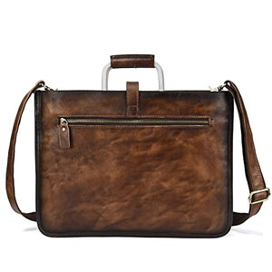 GYZX Business Men's Briefcase Men's Bag Retro Diagonal Bag Handbag Casual Shoulder Bag (Color : B, Size : 37 * 28cm)