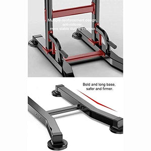 ZXNRTU Strength Training Equipment Strength Training Dip Stands Freestanding Dip Station Adjustable Pull-Up Bars Multifunction Power Tower Strength Training for Home Gym
