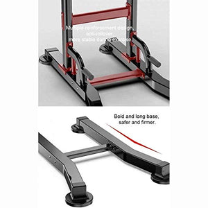 DSWHM Fitness Equipment Strength Training Equipment Strength Training Dip Stands Freestanding Dip Station Adjustable Pull-Up Bars Multifunction Power Tower Strength Training for Home Gym