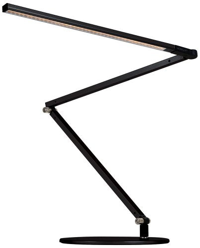 Koncept AR3000-CD-MBK-DSK Z-Bar - LED Desk Lamp with Base, Cool Light/Metallic Black Finish
