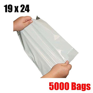 iMBAPrice 5000 19x24 White Large Plastic Poly MAILERS Shipping ENVELOPES Bags (Total 5000 Bags)