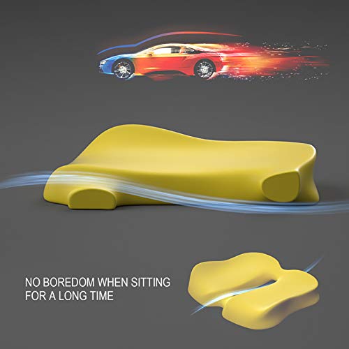 ZHDBD Seat Cushion for Lower Back, Hip, Sciatica Pain - Ergonomic Pad for Car, Wheelchair, Desk Chair