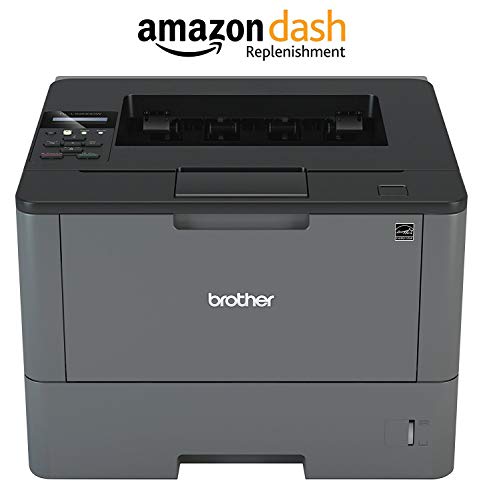 Brother Monochrome Laser Printer, HL-L6200DW, Wireless Networking, Mobile Printing, Duplex Printing, Large Paper Capacity, Amazon Dash Replenishment Enabled