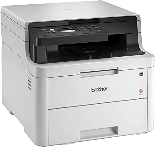 Premium Brother HL-L3200CDW Series Compact All-in-One Digital Color Printer I Print Copy Scan I Wireless I Mobile Printing I Auto 2-Sided Printing I 25 PPM I 250 Sheets/Tray + Delca Printer Cable