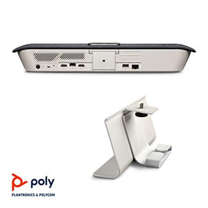 Plantronics Poly - Studio X30 - 4K Video & Audio Bar - Conferencing System for Small Meeting Rooms - Teams, Zoom Compatible