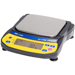 A&D EJ-2000 Precision Lab Balance 2100gx0.1g,pan Size 5"X5.5", Compact Portable Jewelry Scale,5 Year Warranty,New
