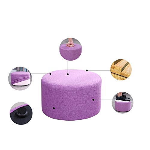 SePKUs Purple Fabric Footrest for Living Room Chair