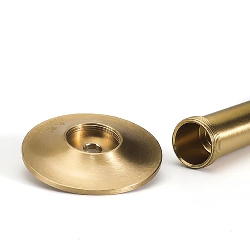 Copper Hydraulic Buffer Door Stop Floor Wall-Mounted Bumper - E, As Shown