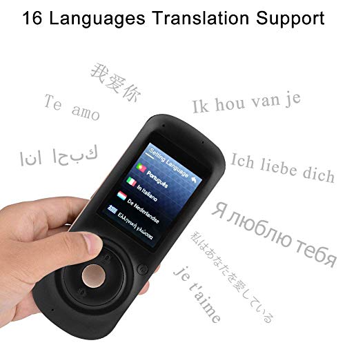 AkosOL Smart Language Translator Device with Voice 2.4 Inch Touch Screen - 42 Languages - WiFi - Grey