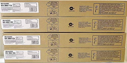 Sharp MX-36NTBA MX-2610 2615 2640 3110 3115 3140 3610 3640 Toner Cartridge (Black) in Retail Packaging