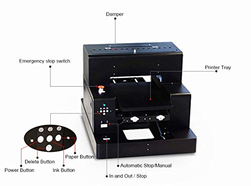 Automatic A3 Size T-Shirt Hoodies Printing Machine DTG Printer Machine for T-Shirts Hoodies Garment Onesies Pants