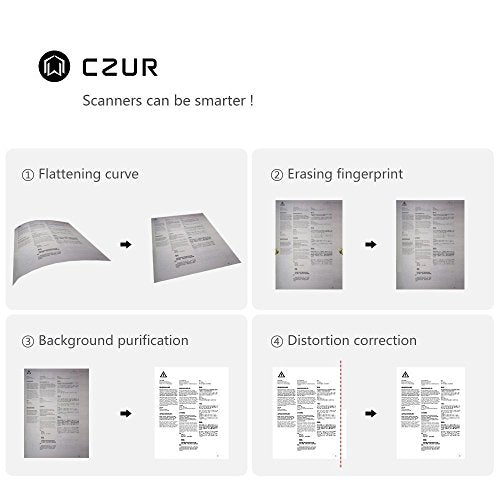 CZUR Book Scanner and Smart Scanner (ET16-P)