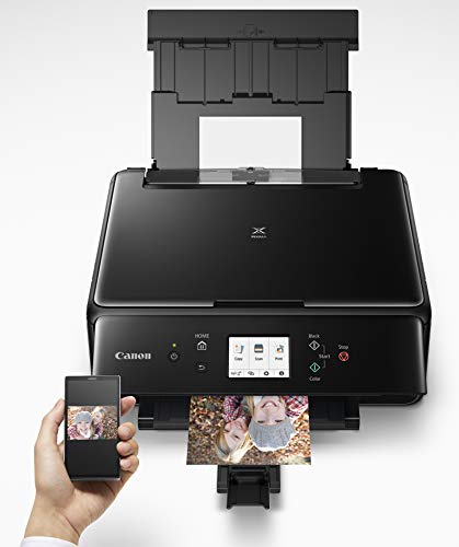 Canon 2986C002 PIXMA TS6220 Wireless All In One Photo Printer with Copier, Scanner and Mobile Printing, Black, Amazon Dash Replenishment enabled