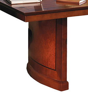 UTM Furniture Traditional L Shaped Reception Desk Set, 4pc, RO-SOR-R4
