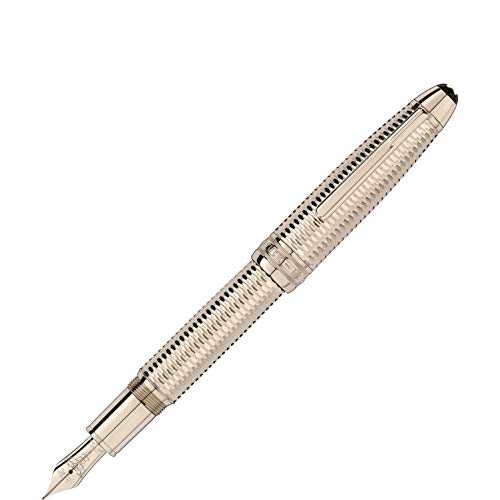 Montblanc Gold Metal Meisterstueck Geometry Solitaire LeGrand 118101 Fountain Pen
