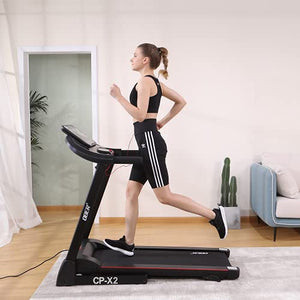 Ober Folding Treadmills for Home with Manual Incline, 2.5HP Portable Electric Foldable Treadmills with Updated Display, 242 lb Bearing Weight Jogging Walking Running Machine for Home Office Use