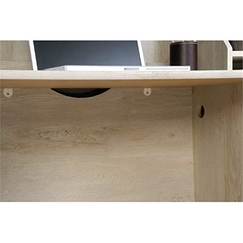 Bowery Hill Computer Desk with Hutch in Chalked Chestnut