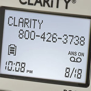 CLARITY D714 Cordless Caller ID Telephone with Amplified Answering Machine