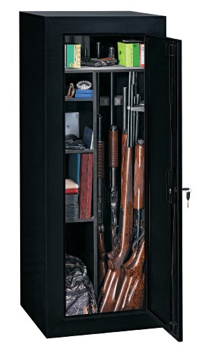 Stack-On GCB-18C Steel 18-Gun Convertible Steel Security Cabinet, Black
