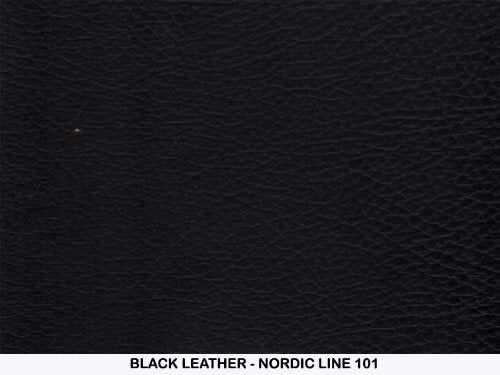 ScanSit 110 Black Leather Recliner Norwegian Ergonomic Scandinavian Lounge Reclining Chair 110 ScanSit Large Recliner Furniture Espresso Wood by Hjellegjerde