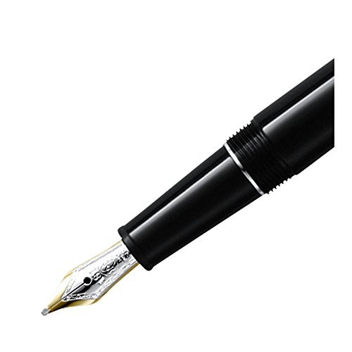 Mont Blanc 145-Meisterstuck Classique Platinum Fountain Pen, Medium Nib (106522)