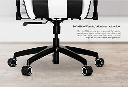 Vertagear Racing Series S-Line SL5000 Gaming Chair, Black/White