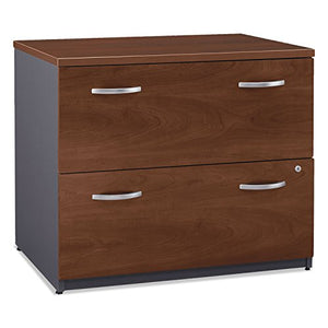 Bush Business Furniture Series C Lateral File Cabinet in Hansen Cherry