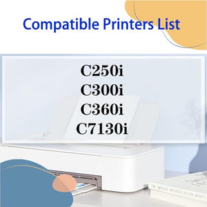 LISTWA Compatible Replacement DV-315 Developer Kit for Konica Minolta C250i C300i C360i C7130i Printers, High Yield 300,000 Pages - BYMC 4 Pack