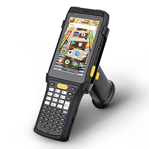 MUNBYN Barcode Scanner Android, Long Range Barcode Scanner, 2D Android 9.0 Scanner with Zebra 4750MR Scanner, IP67 Rugged Android Barcode Scanner NFC 4G WiFi for Inventory Warehouse