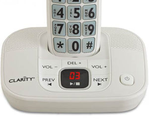 CLARITY D714 Cordless Caller ID Telephone with Amplified Answering Machine